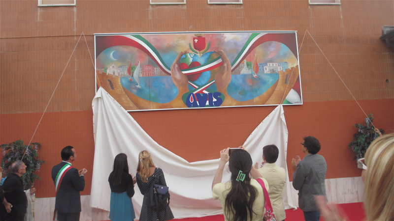 Inaugurazione Murales AVIS luglio 2014